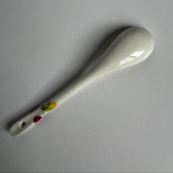 Adeline Fine Porcelain Tea Cup and Saucer Set Pink and Blue Pansy Gold Trim - Picture 9 of 14